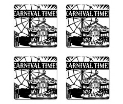 Carnival Time Carousel Coaster Set Of Four