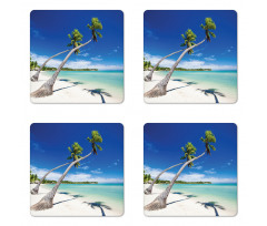 Trees Hanging Above a Lagoon Coaster Set Of Four