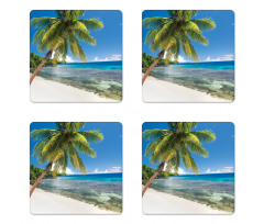 Island Paradise for Travelers Coaster Set Of Four