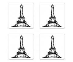 Monochrome Landmark Coaster Set Of Four