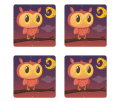 Sky Moon and Stars Coaster Set Of Four