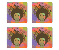 American Woman Coaster Set Of Four
