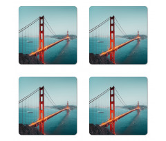 Panoramic Famous Bridge Coaster Set Of Four