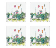 Hagia Sophia Art Coaster Set Of Four