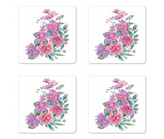 Spring Blooming Beauty Coaster Set Of Four