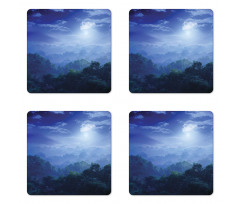 Sri Lanka Rainforest Coaster Set Of Four