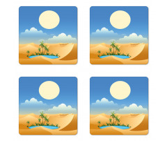 Summer Time Desert Coaster Set Of Four