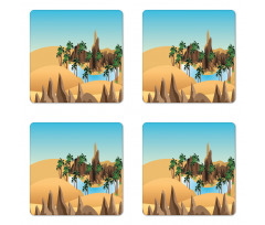 Exploration in the Desert Coaster Set Of Four