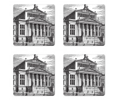 Engraved Konzerthaus Berlin Coaster Set Of Four