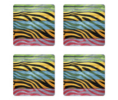 Colorful Animal Coaster Set Of Four