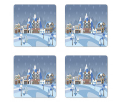 Vacation Time Travel Spot Coaster Set Of Four