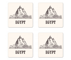 Pyramids Cheops Coaster Set Of Four