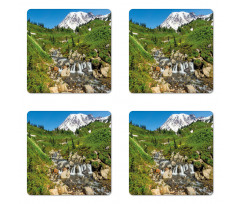 Edith Creek Mount Rainier Coaster Set Of Four