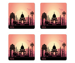 Dreamy Historic Landscape Coaster Set Of Four