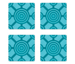 Native Art Coaster Set Of Four