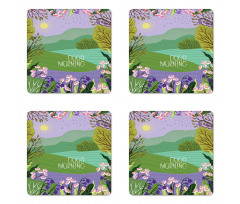 Morning Setting Coaster Set Of Four