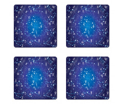 Constellation Zodiac Coaster Set Of Four