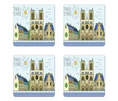 Postcard Image Coaster Set Of Four