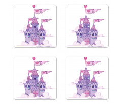 Wonder Tale Princess Sky Coaster Set Of Four