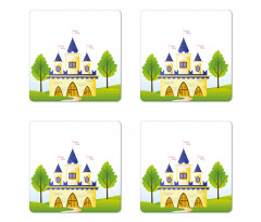 Magic Tale Land Fortress Coaster Set Of Four