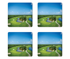 Panoramic Field Coaster Set Of Four