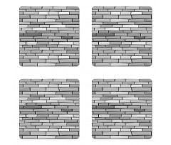 Brick Wall English Style Coaster Set Of Four