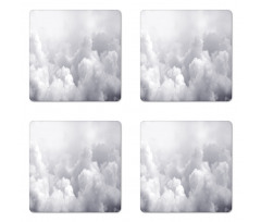 Dark Clouds Moody Sky Coaster Set Of Four