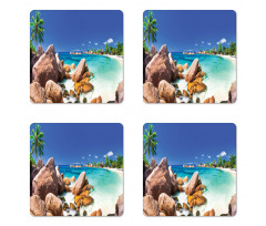 Panoramic Coastal Coaster Set Of Four