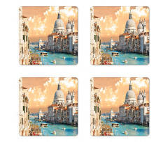 Historical Venice City Coaster Set Of Four