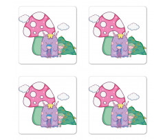 Little Youngsters Monster Coaster Set Of Four