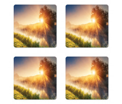 Tree Ukraine Rural Coaster Set Of Four