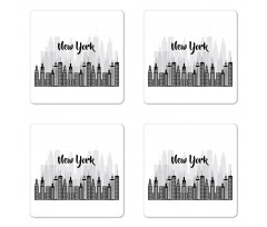 Monochrome and Modern Coaster Set Of Four