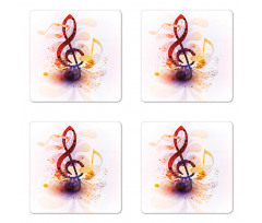 Artwork with Splashes Coaster Set Of Four