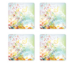 Shattered Elements Coaster Set Of Four