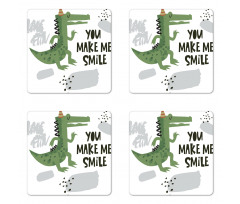 You Make Me Smile Coaster Set Of Four