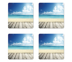 Exotic Ocean Nautical Coaster Set Of Four