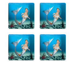 Fairytale Tropic Ocean Coaster Set Of Four