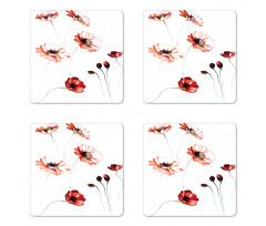 Watercolor Nature Coaster Set Of Four