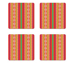 American Aztec Coaster Set Of Four