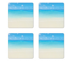 Carribean Sea Beach Coaster Set Of Four