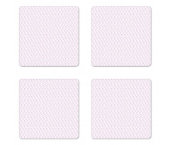 Outline Floral Coaster Set Of Four