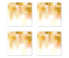 Classy Christmas Design Coaster Set Of Four