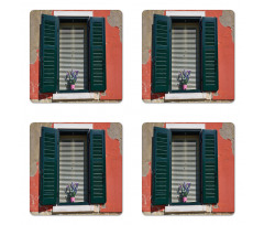 Old Italian Stone House Coaster Set Of Four