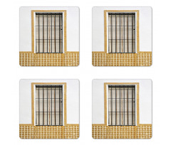 Modern Spanish Shutter Coaster Set Of Four