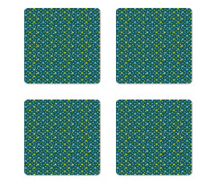 Abstract Art Modern Ornament Coaster Set Of Four