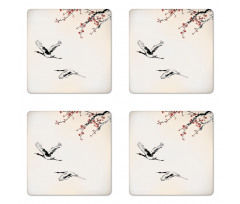 Cherry Trees in Spring Coaster Set Of Four