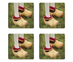 Photo of Dutch Clogs Worn Coaster Set Of Four