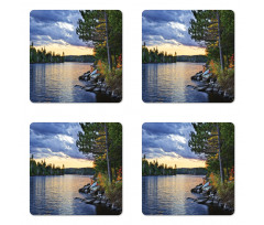 Real Life Forest Photo Coaster Set Of Four