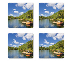 Docks in Ontario Nature Coaster Set Of Four