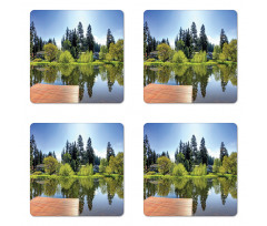 Scenic View Countryside Coaster Set Of Four